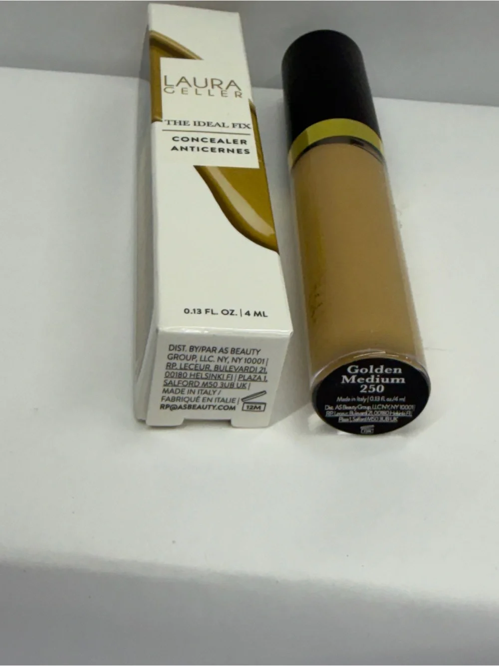 Laura Geller The Ideal Fix Concealer Golden Medium 250 0.13 oz 4 mL New